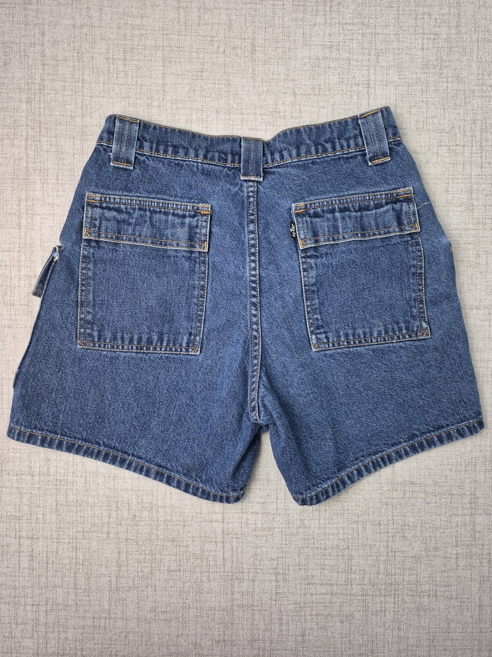 Vintage 1998 Levi's High Rise Cargo Shorts - Unisex 90s Style - Picture 10 of 12